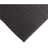 Wearwell 475.38X3X60UNSBK Tapis Kushion Walk no 475, Rugueux, 3' x 60' x 3/8", Noir, PVC