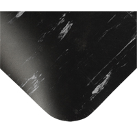 Wearwell 494.12X2X5BWH Tile-Top Select Anti-Microbial Mats No.494, Smooth, 2' x 5' x 1/2", Black/White, PVC