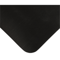Wearwell 720.58X3X20BK Double Duty Switchboard Mats No.720, Corrugated, 3' x 20' x 5/8", Black, PVC