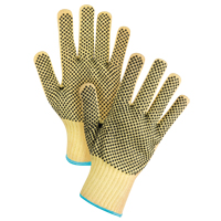 Double-Sided Dotted Seamless String Knit Gloves, Size X-Large/10, 7 Gauge, PVC Coated, Kevlar<sup>®</sup> Shell, ASTM ANSI Level A2/EN 388 Level 3 SFP803 | TENAQUIP