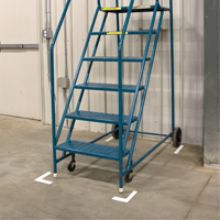 Incom Top Tape & Label LM110W Lean 5S Manufacturing Markers, L, 6" L x 6" W, White, Vinyl