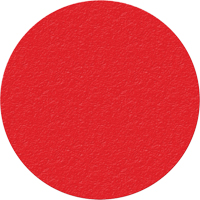 Incom Top Tape & Label LM190R Marqueurs de fabrication all&eacute;g&eacute;e 5S, Cercle, 6" lo x 6" la, Rouge, Vinyle