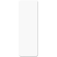 Incom Top Tape & Label ASM100W Armor Stripe Lean/5S Markers, Rectangle, 6" L x 2" W, White, Plastic