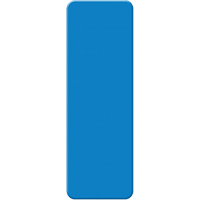 Incom Top Tape & Label ASM100B Marqueurs all&eacute;g&eacute;e/5S Armor Stripe, Rectangle, 6" lo x 2" la, Bleu, Plastique