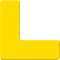 Incom Top Tape & Label ASM110Y Marqueurs all&eacute;g&eacute;e/5S Armor Stripe, L, 6" lo x 6" la, Jaune, Plastique