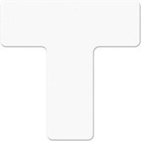 Incom Top Tape & Label ASM130W Marqueurs all&eacute;g&eacute;e/5S Armor Stripe, T, 6" lo x 6" la, Blanc, Plastique