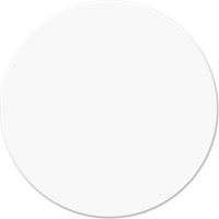 Incom Top Tape & Label ASM190W Marqueurs all&eacute;g&eacute;e/5S Armor Stripe, Cercle, 6" lo x 6" la, Blanc, Plastique