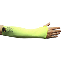 Akka SMT5-18 Cut Resistant Sleeve with Thumbhole, Taeki 5, 18", EN 388 Level 4, High Visibility Yellow