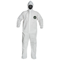 Dupont Personal Protection NB127S-MD ProShield&reg; 50 Coveralls, Medium, White, Microporous