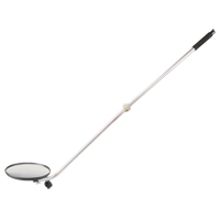 Zenith Safety Products SFQ773 Inspection Mirror, 8.5" dia., Round, 47" Handle
