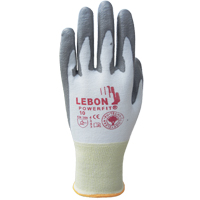 BCL Glove Ltd POWERFIT-7S Lebon PowerFit&reg; Cut Resistant Gloves, Size Small/7, 13 Gauge, Polyurethane Coated, Polyethylene Shell, ASTM ANSI Level A2/EN 388 Level B