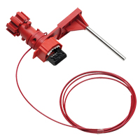 Brady 51394 Petit dispositif de verrouillage avec bras de blocage pour valves, Type Universel