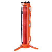 Rapidroll 70-7000 3-Legged Barrier, 50' L, Plastic, Orange