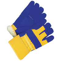 Bob Dale Gloves 30-9-428A Gants d'ajusteur pour femmes, Dames, Paume en Cuir fleur de vache, Doublure en Coton