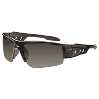 Ergodyne 52030 Lunettes de s&eacute;curit&eacute; Skullerz Dagr, Lentille Grise/fum&eacute;e, Anti-&eacute;gratignures, ANSI Z87+/R&eacute;pond ou surpasse la norme CSA Z94.3
