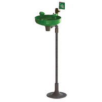 Eye/Face Wash Station, Pedestal Installation, Plastic Bowl  SFV155 | TENAQUIP