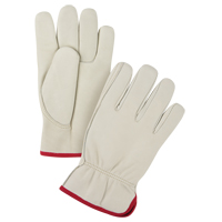 Premium Winter-Lined Driver's Gloves, Small, Grain Cowhide Palm, Fleece Inner Lining SFV195 | TENAQUIP