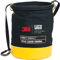 Tool Lifting Safe Bucket, Canvas, 12.5" Dia. x 15" H, 100 lbs. Load Rating SFV223 | TENAQUIP