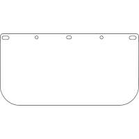 PIP Global Safety EP815/40 Visi&egrave;re pour &eacute;cran facial Dynamic, PETG, Teinte Transparent