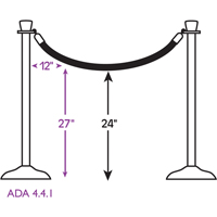 Tensator ROPE-VELR-22-01/0 CORDONS