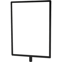 Sign Frame for Portable Post, Black  SG039 | TENAQUIP