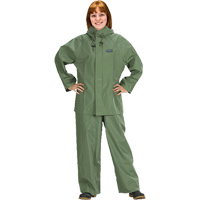 Hurricane Flame Retardant/Oil Resistant Rain Suits - Rainsuits, 2X-Large, Green SG897 | TENAQUIP