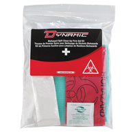 PIP Global Safety FAKPB01 Dynamic Biohazard Spill Clean-Up First Aid Kit, Class 1 Medical Device, Resealable Plastic Bag