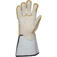 Gants Laurentide F5456-XL Gants pour monteur de ligne, T-Grand, Paume en Cuir fleur de vache