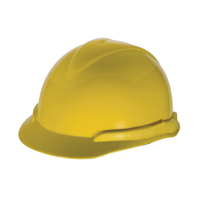 MSA C217093 Casque de s&eacute;curit&eacute; Super-V, R&eacute;pond aux normes CSA type 2, Suspension Rochet, Non ventil&eacute;