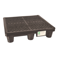 Ultratech 1113 Spill Pallet P4 Economy Model, 66 US gal. Spill Capacity, 53" x 53" x 11.75"