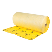 Produits de sécurité Zenith SGC495 Rouleaux d'avertissement de premi&egrave;re qualit&eacute; - absorbants haute visibilit&eacute;, Lourd, 150' lo x 36" la, Absorption 57 gal.