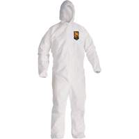 Ansell 30924 Kleenguard A20 Coveralls, 5X-Large, White, SMS
