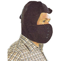 Hard Hat Winter Liner with Removable Face , Cotton/Kasha Lining, One Size, Black  SGC589 | TENAQUIP