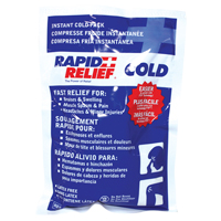 Rapid Relief<sup>®</sup> Instant Chill Pack, Cold, Single Use, 6" x 9"  SGC724 | TENAQUIP