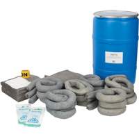 Zenith Safety Products SGD800 Premium Spill Kit, Universal, Drum, 55 US gal. Absorbancy