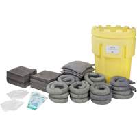 Zenith Safety Products SGD801 Premium Spill Kit, Universal, Salvage Drum, 95 US gal. Absorbancy