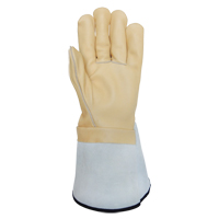 Akka S168-5-L Gants pour monteur de ligne, Grand, Paume en Cuir fleur de vache