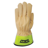 Akka S168-3-L Gants pour monteur de ligne, Grand, Paume en Cuir fleur de vache