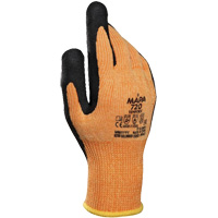 Mapa Professional 34720029 TempDex 720 Thermal Cut-Resistant Gloves, Size 9, 10 Gauge, Nitrile Coated, Aramid Shell, ASTM ANSI Level A2/EN 388 Level 3/EN 388 Level B