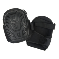 Zenith Safety Products SGF756 PVC Cap Knee Pads, Buckle/Hook and Loop Style, Plastic Caps, Foam Pads