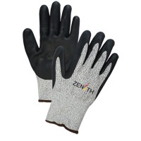 Produits de sécurité Zenith SGF952 Gants &eacute;lastiques sans coutures r&eacute;sistants &agrave; la coupe pour temp&eacute;ratures froides, Taille 2T-Grand/11, Calibre 13, Rev&ecirc;tement Mousse de nitrile, Enveloppe en PEHP, ASTM ANSI niveau A4