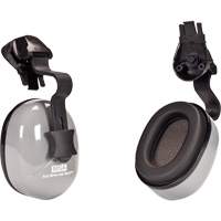 MSA 10129327 Sound Control SH Full-Brim Hat Earmuff, Cap Mount, 25 NRR dB