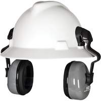 MSA 10129327 Sound Control SH Full-Brim Hat Earmuff, Cap Mount, 25 NRR dB