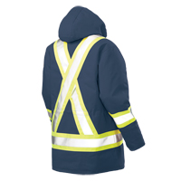 Tough Duck S15731-NAVY-5XL Parka de s&eacute;curit&eacute;, Bleu marine, 5T-Grand