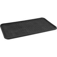 Zenith Safety Products SGH285 Boot Tray, Plastic, Black, 25" L x 14" W