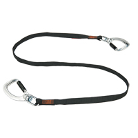 Ergodyne 19139 Squids&reg; 3139  Double-Locking Tool Lanyard with Swivel, Fixed Length, Dual Carabiner