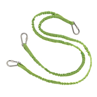 Ergodyne 19083 Squids&reg; 3311 Twin Leg Tool Lanyard, Bungee, Triple Carabiner