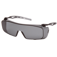 Cappture OTG Safety Glasses, Grey/Smoke Lens, Anti-Fog Coating, ANSI Z87+/CSA Z94.3 SGI173 | TENAQUIP