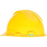 MSA 466356 Casque de s&eacute;curit&eacute; V-Gard, R&eacute;pond aux normes CSA type 1, Suspension &agrave; douille, Non ventil&eacute;
