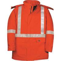 Insulated Reflective Duck Parka, High Visibility Orange, 4X-Large, CSA Z96 Class 2 - Level 2  SGI520 | TENAQUIP